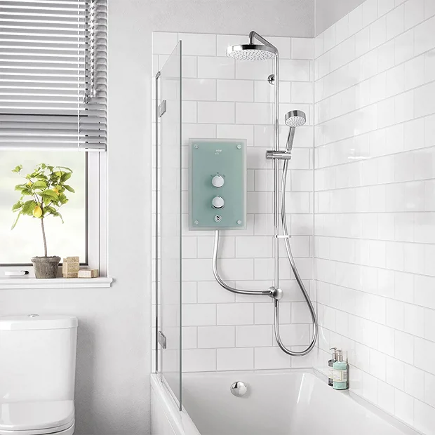 Mira Sh Mira Azora Dual 9.8 KW Electric Shower - Frosted Glass 6 Mira Sh Mira Azora Dual 9.8 KW Electric Shower - Frosted Glass - Image 4