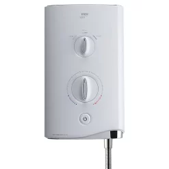 Mira Sh Mira - Sport 9.8kw Thermostatic Electric Shower - White & Chrome -Bathroom Extractor Fans Sales 1.1746.006 d1