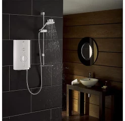 Mira Sh Mira - Sport Max 9.0kw Electric Shower - White & Chrome -Bathroom Extractor Fans Sales 1.1746.007 d1