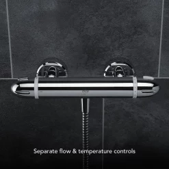 Mira Sh Mira Coda Pro EV Thermostatic Bar Shower Mixer - Chrome
