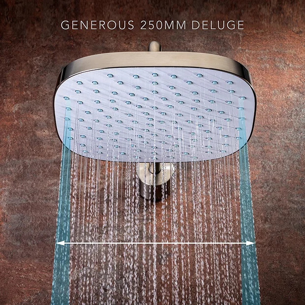 Mira Sh Mira Evoco Dual Outlet Brushed Nickel Thermostatic Mixer Shower 5 Mira Sh Mira Evoco Dual Outlet Brushed Nickel Thermostatic Mixer Shower - Image 3