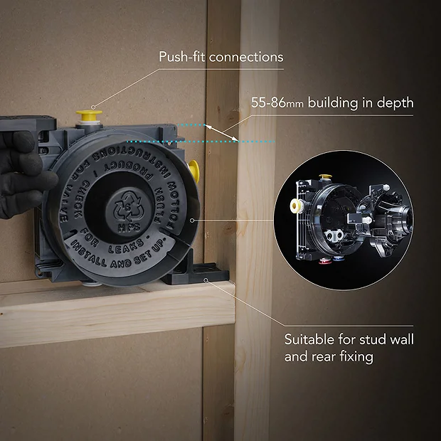 Mira Sh Mira Evoco Dual Outlet Brushed Nickel Thermostatic Mixer Shower 7 Mira Sh Mira Evoco Dual Outlet Brushed Nickel Thermostatic Mixer Shower - Image 5