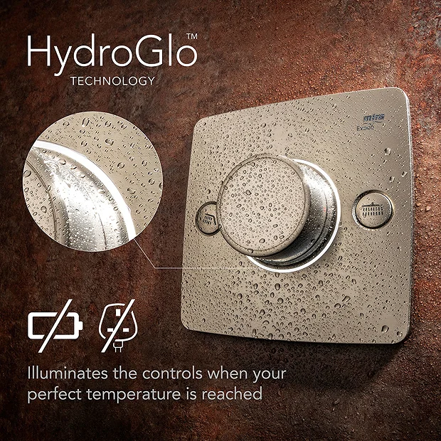 Mira Sh Mira Evoco Dual Outlet Brushed Nickel Thermostatic Mixer Shower 8 Mira Sh Mira Evoco Dual Outlet Brushed Nickel Thermostatic Mixer Shower - Image 6