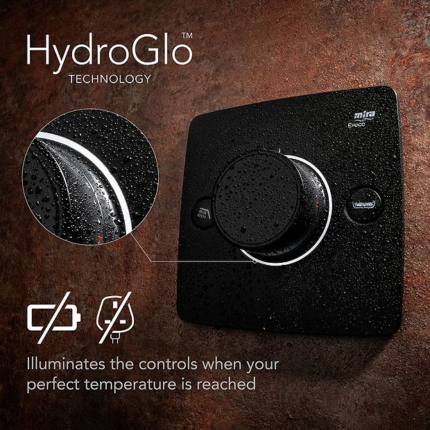 Mira Sh Mira Evoco Dual Outlet Matt Black Thermostatic Mixer Shower With Bathfill 8 Mira Sh Mira Evoco Dual Outlet Matt Black Thermostatic Mixer Shower With Bathfill - Image 6