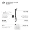 Mira Sh Mira Evoco Dual Outlet Matt Black Thermostatic Mixer Shower With Bathfill -Bathroom Extractor Fans Sales 1.1967.007 d7