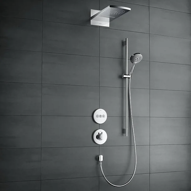 Hansgrohe ShowerSelect S HighFlow Thermostatic Mixer For Concealed Installation For Multiple Outlets 3 Hansgrohe ShowerSelect S HighFlow Thermostatic Mixer For Concealed Installation For Multiple Outlets