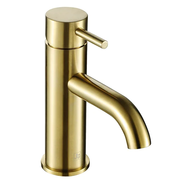 Just Taps Plu JTP Vos Brushed Brass Single Lever Basin Mixer 4 Just Taps Plu JTP Vos Brushed Brass Single Lever Basin Mixer - Image 2