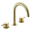 Just Taps Plu JTP Vos Brushed Brass 3 Hole Deck Mounted Basin Mixer -Bathroom Extractor Fans Sales 23193bbr l
