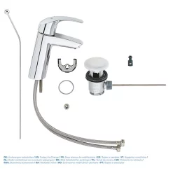 Grohe Eurosmart Mono Basin Mixer With Pop-up Waste -Bathroom Extractor Fans Sales 23322001 d4