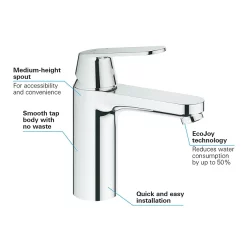 Grohe Eurosmart Cosmopolitan Mono Basin Mixer -Bathroom Extractor Fans Sales 23327000 d1