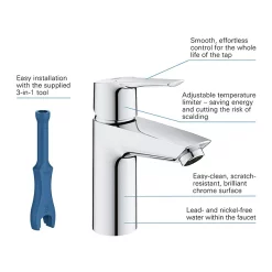 Grohe Grohtherm Smartcontrol Perfect Shower With Ceiling Mounted 310 Cube Shower Head + FREE BASIN TAP
