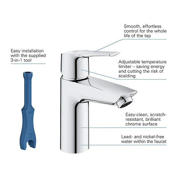 Grohe Grohtherm Smartcontrol Perfect Shower With Ceiling Mounted 310 Cube Shower Head + FREE BASIN TAP 3 Grohe Grohtherm Smartcontrol Perfect Shower With Ceiling Mounted 310 Cube Shower Head + FREE BASIN TAP