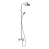 Hansgrohe Vernis Blend EcoSmart Showerpipe 200 Thermostatic Bath Shower Mixer - Chrome -Bathroom Extractor Fans Sales 26079000 l