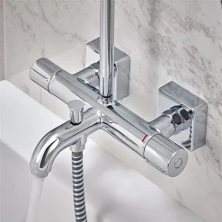 Hansgrohe Vernis Shape Showerpipe 230 Thermostatic Bath Shower Mixer -Bathroom Extractor Fans Sales 26284000.ai3