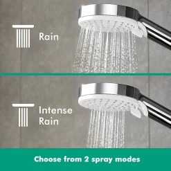 Hansgrohe Crometta S Showerpipe 240 Thermostatic Shower Mixer -Bathroom Extractor Fans Sales 27267000 d6n