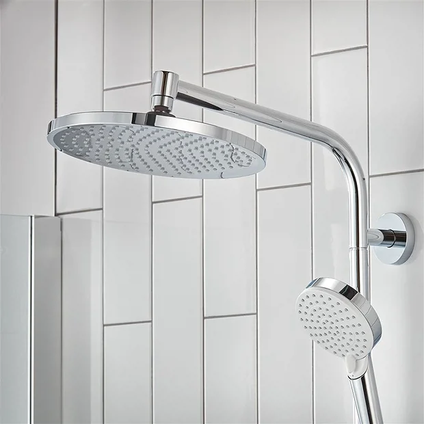 Hansgrohe Crometta S EcoSmart Showerpipe 240 Thermostatic Shower Mixer 3 Hansgrohe Crometta S EcoSmart Showerpipe 240 Thermostatic Shower Mixer
