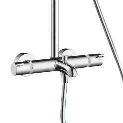 Hansgrohe Croma Select E Showerpipe 180 Thermostatic Bath Shower Mixer 7 Hansgrohe Croma Select E Showerpipe 180 Thermostatic Bath Shower Mixer -Bathroom Extractor Fans Sales 27352400 d1