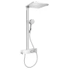 Hansgrohe Raindance E Showerpipe 300 With ShowerTablet 350 Thermostatic Shower -Bathroom Extractor Fans Sales 27361000 l