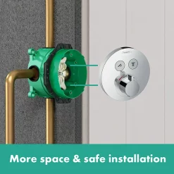 Hansgrohe Raindance S Complete Shower Set With Wall Mounted Shower Handset -Bathroom Extractor Fans Sales 27951000 d6