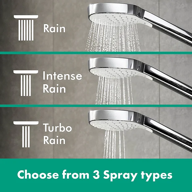 Hansgrohe Croma E Complete Shower Set With Wall Mounted Shower Handset 6 Hansgrohe Croma E Complete Shower Set With Wall Mounted Shower Handset - Image 4