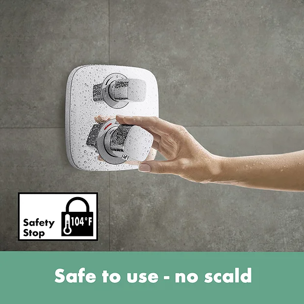 Hansgrohe Croma E Complete Shower Set With Wall Mounted Shower Handset 8 Hansgrohe Croma E Complete Shower Set With Wall Mounted Shower Handset - Image 6