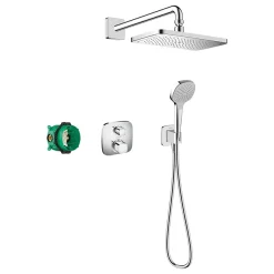 Hansgrohe Croma E Complete Shower Set With Wall Mounted Shower Handset 9 Hansgrohe Croma E Complete Shower Set With Wall Mounted Shower Handset -Bathroom Extractor Fans Sales 27953000 l