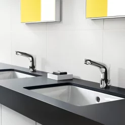 Hansgrohe Focus Mains-Operated Electronic Basin Mixer With Temperature Control