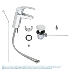 Grohe Eurosmart Mono Basin Mixer With Pop-up Waste -Bathroom Extractor Fans Sales 33265002 d4