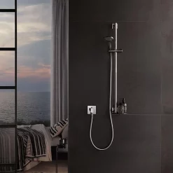 Keuco Ixmo Solo Square Thermostatic Shower Mixer Valve - Chrome -Bathroom Extractor Fans Sales 59554010022 d3