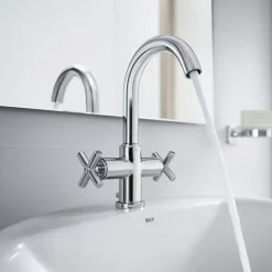 Roca Loft Chrome Basin Mixer Tap With Pop-up Waste