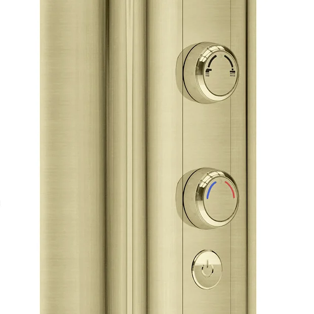 AQUAS Sh AQUAS AquaMax Flex Manual Smart 9.5KW Brushed Brass Electric Shower 5 AQUAS Sh AQUAS AquaMax Flex Manual Smart 9.5KW Brushed Brass Electric Shower - Image 3