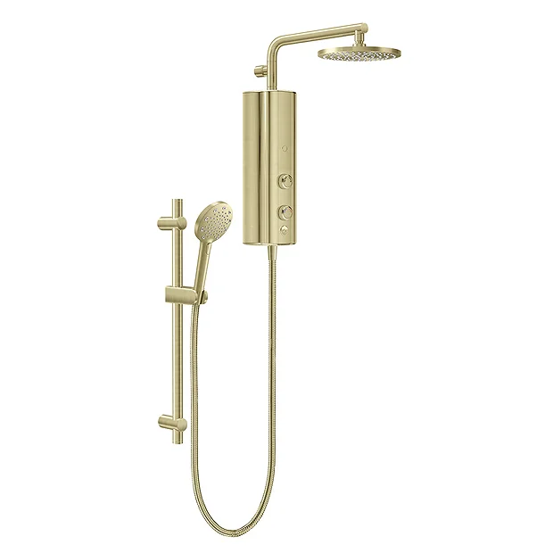 AQUAS Sh AQUAS AquaMax Flex Manual Smart 9.5KW Brushed Brass Electric Shower 4 AQUAS Sh AQUAS AquaMax Flex Manual Smart 9.5KW Brushed Brass Electric Shower - Image 2