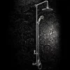 Nuie Traditional Dual Exposed Thermostatic Shower Valve - Chrome