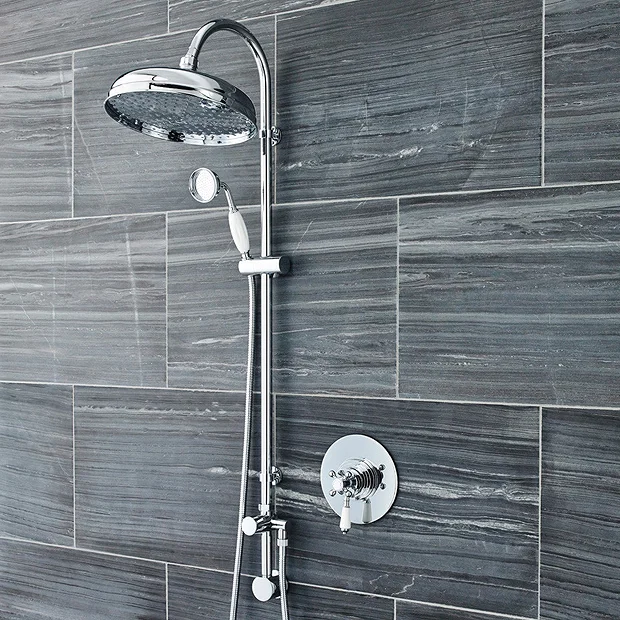 Nuie Victorian Dual Concealed Thermostatic Shower Valve 3 Nuie Victorian Dual Concealed Thermostatic Shower Valve