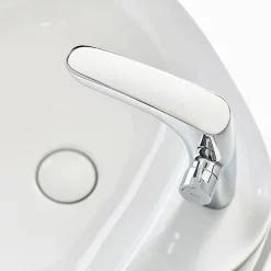 Roca Insignia Cold Start Basin Mixer With Click-Clack Waste - Chrome