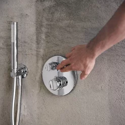 Ideal Standard Ceratherm Navigo Chrome Built-In Thermostatic 2 Outlet Round Shower Mixer + Easybox 11 Ideal Standard Ceratherm Navigo Chrome Built-In Thermostatic 2 Outlet Round Shower Mixer + Easybox -Bathroom Extractor Fans Sales a7296aaa1000nu d3