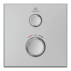 Ideal Standard Ceratherm Navigo Chrome Built-In Thermostatic 1 Outlet Square Shower Mixer + Easybox 8 Ideal Standard Ceratherm Navigo Chrome Built-In Thermostatic 1 Outlet Square Shower Mixer + Easybox -Bathroom Extractor Fans Sales a7301aaa1000nu d1