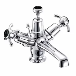 Urlington Bathroom Burlington Anglesey Black Basin Mixer With Pop-up Waste