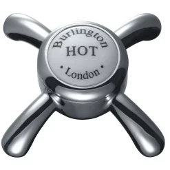 Urlington Bathroom Burlington Anglesey Basin Mixer Tap With Ceramic Indice & Pop Up Waste