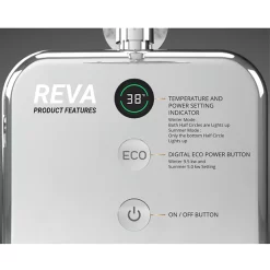 AQUAS Sh AQUAS Reva Flex Smart 9.5KW Chrome + White Electric Shower -Bathroom Extractor Fans Sales aq000457 d2