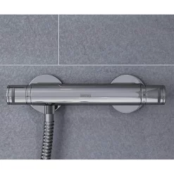 Bristan Artisan Thermostatic Surface Mounted Bar Shower Valve With Adjustable Riser -Bathroom Extractor Fans Sales ar2shxmtffc d2