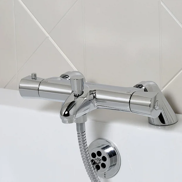 Bristan - Artisan TMV2 Thermostatic Bath Shower Mixer - Chrome 6 Bristan - Artisan TMV2 Thermostatic Bath Shower Mixer - Chrome - Image 4