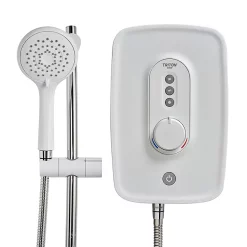 Triton Danzi 10.5kw Electric Shower - White -Bathroom Extractor Fans Sales ardanz08w d3 2