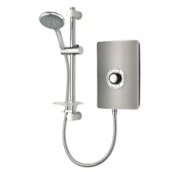 Triton - Aspirante 9.5kw Electric Shower - Gun Metal -Bathroom Extractor Fans Sales asp08gunmtla1