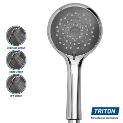 Triton - Aspirante 8.5kw Electric Shower - Gun Metal -Bathroom Extractor Fans Sales asp08gunmtla4 1