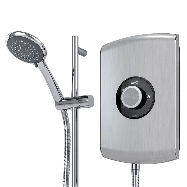 Triton Amore 9.5kW Electric Shower - Brushed Steel 8 Triton Amore 9.5kW Electric Shower - Brushed Steel - Image 6