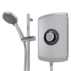 Triton Amore 8.5kW Electric Shower - Brushed Steel 12 Triton Amore 8.5kW Electric Shower - Brushed Steel -Bathroom Extractor Fans Sales aspamo8brstl d3