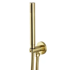 Arezzo Brushed Brass Round Thermostatic Shower Pack With 300mm Ceiling Mounted Head + Handset -Bathroom Extractor Fans Sales azbbspk5 d4