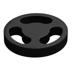 Arezzo Matt Black 2TH Industrial Style Deck Mounted Basin Mixer -Bathroom Extractor Fans Sales azisbk02 detail1