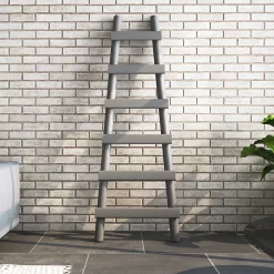 Arezzo Anthracite Leaning Ladder 1600 X 600 Heated Towel Rail -Bathroom Extractor Fans Sales azr1antnd1